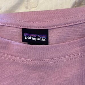Patagonia Light Pink Crew Neck Tee